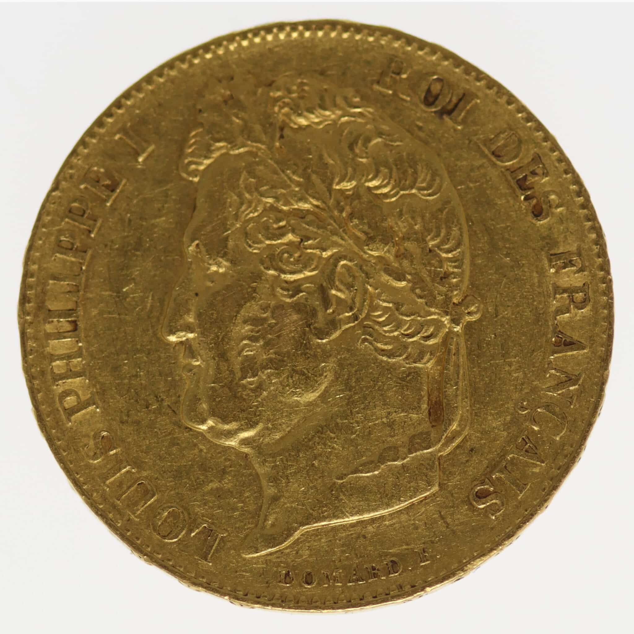 Frankreich Louis Philippe I. 20 Francs 1842 A