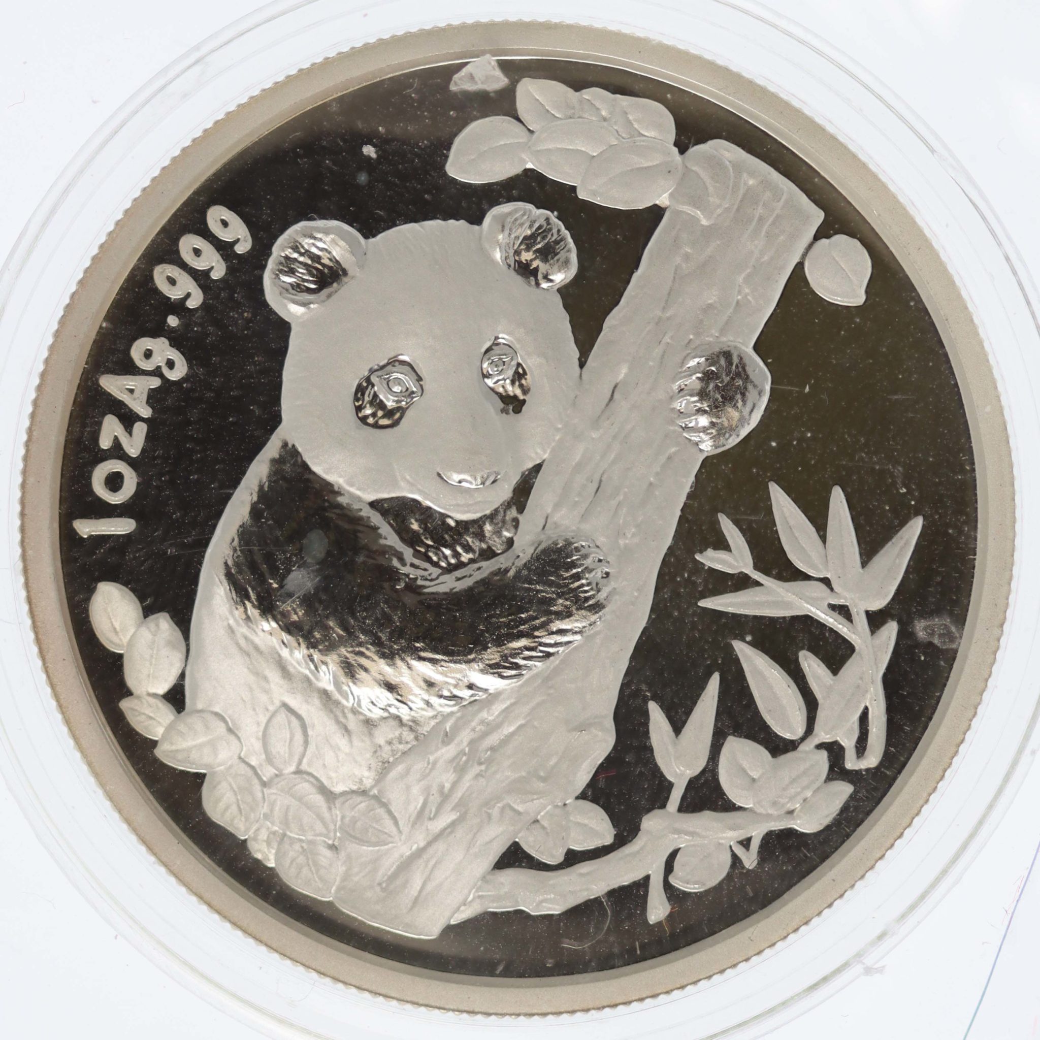 China Panda Silbermedaille 1 Unze 1996