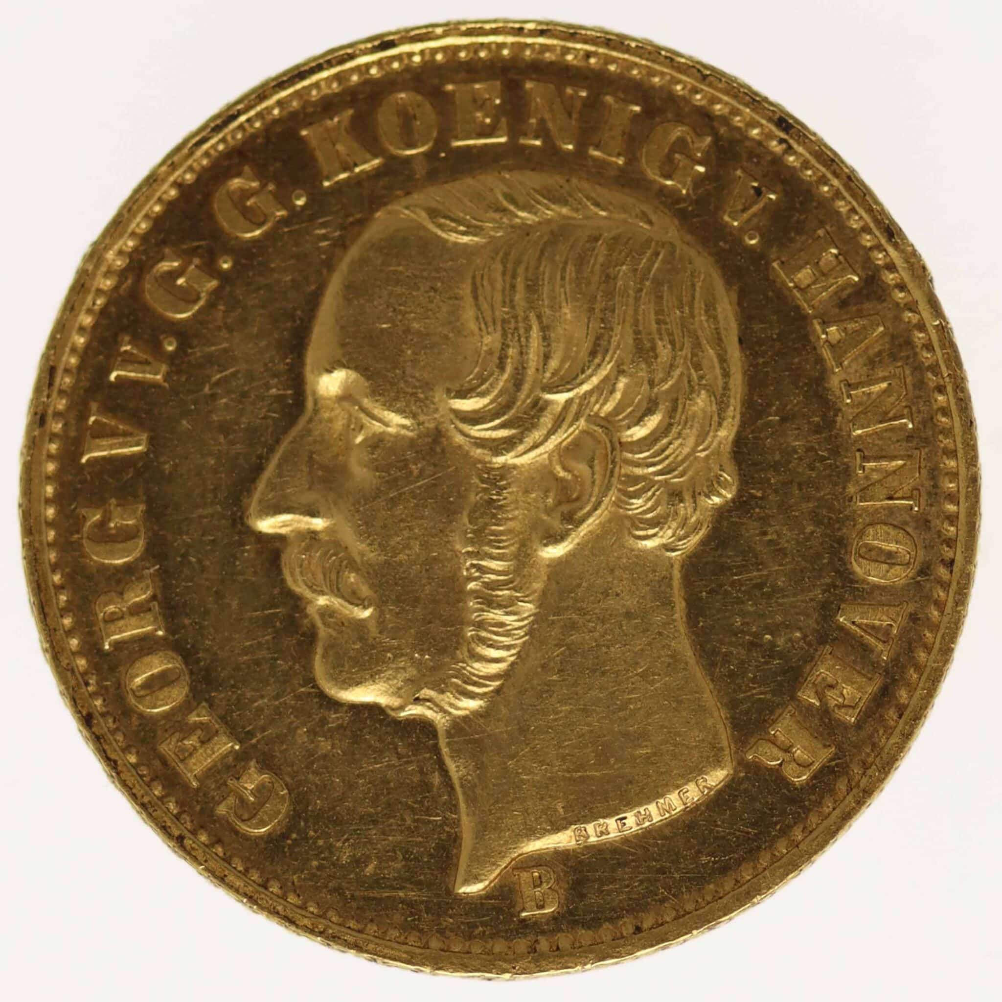 Hannover Georg V. 5 Taler 1856