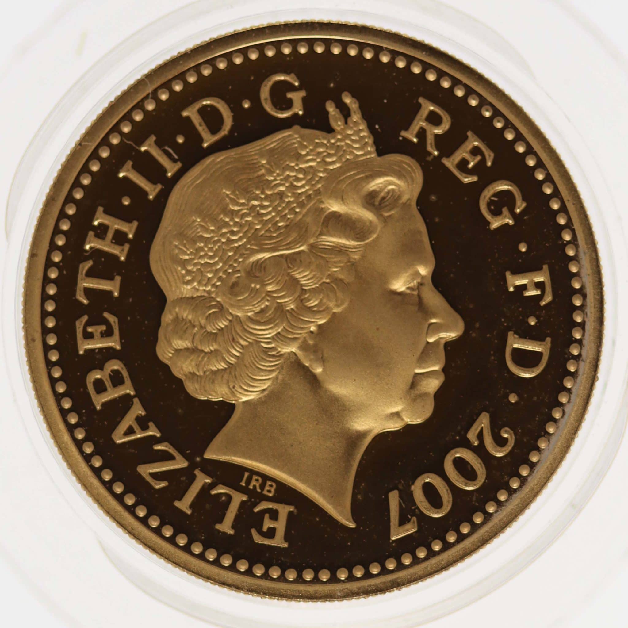 Großbritannien Elisabeth II. One Pound 2007