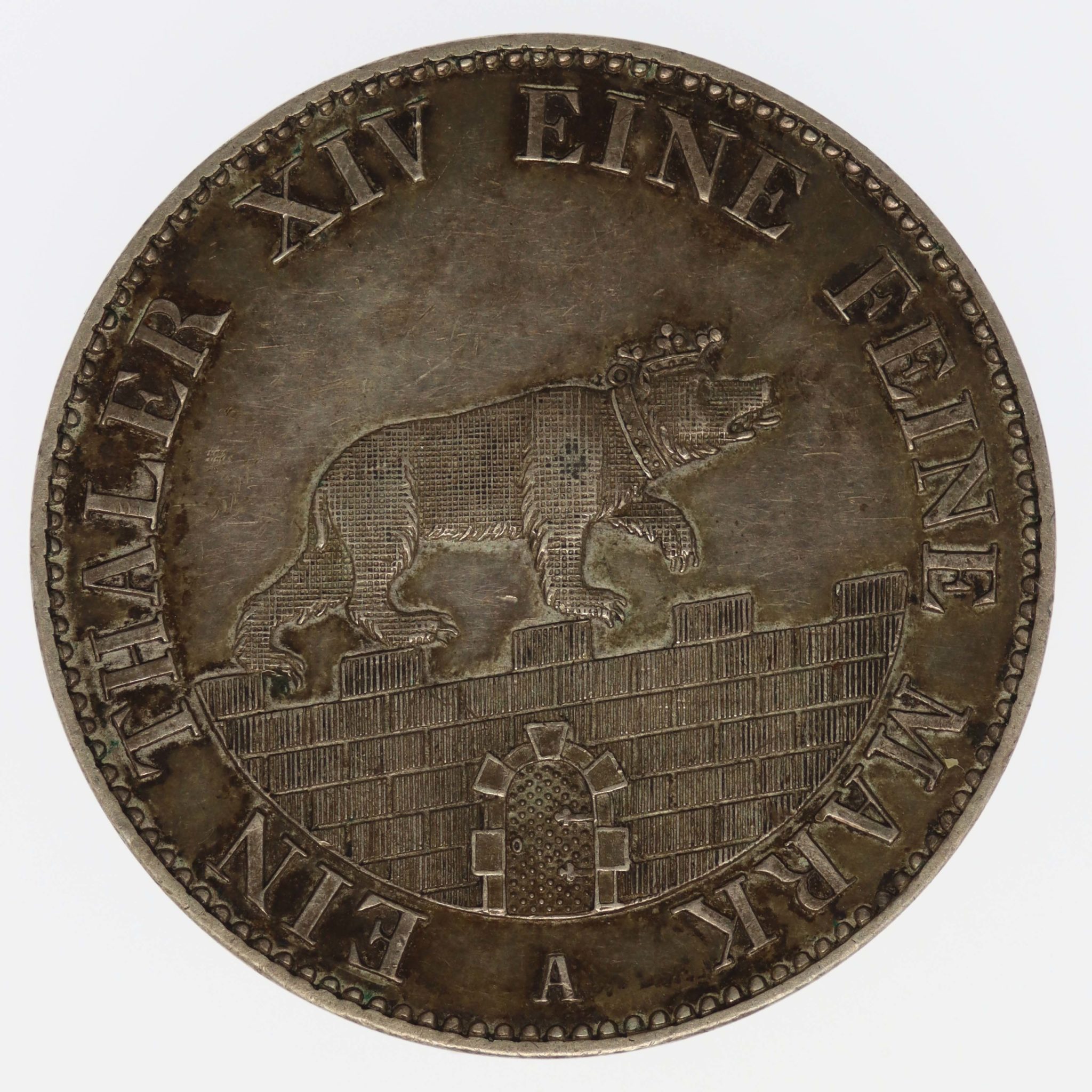 Anhalt Bernburg Alexander Carl Ausbeutetaler 1846