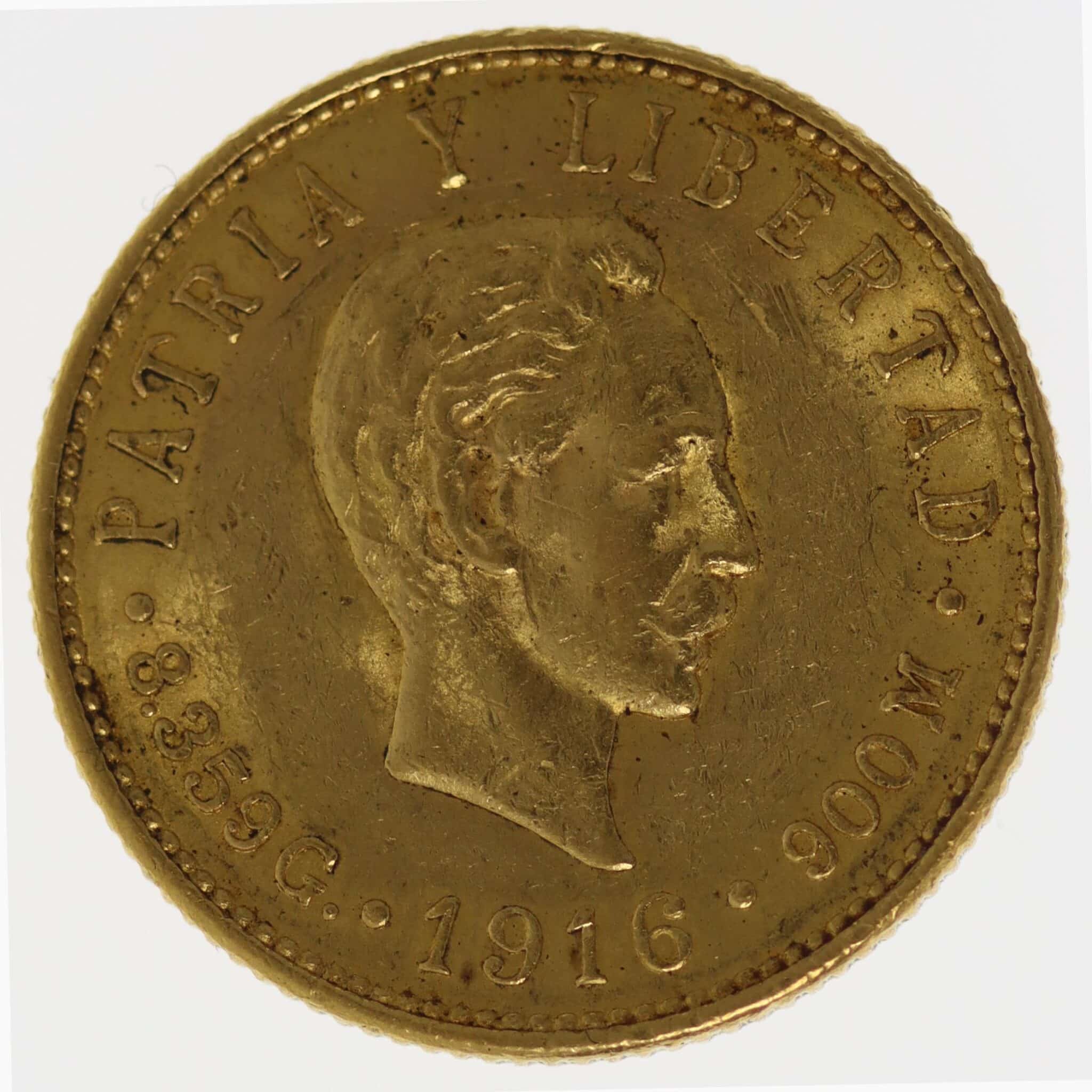 Kuba 5 Pesos 1916