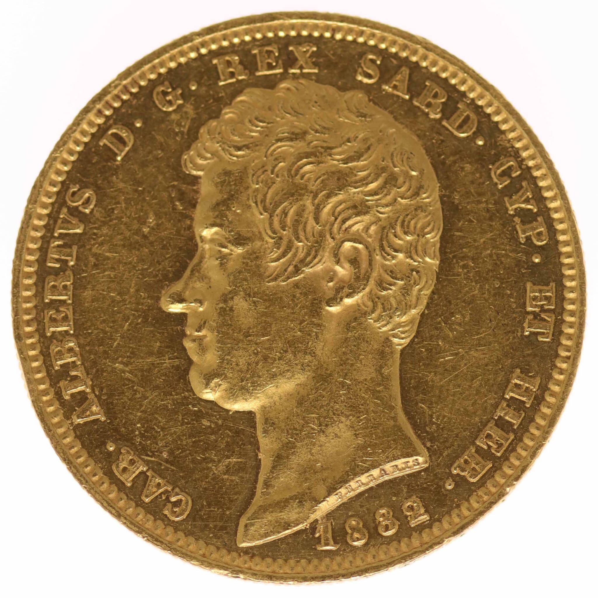 Italien Sardinien Karl Albert 100 Lire 1832