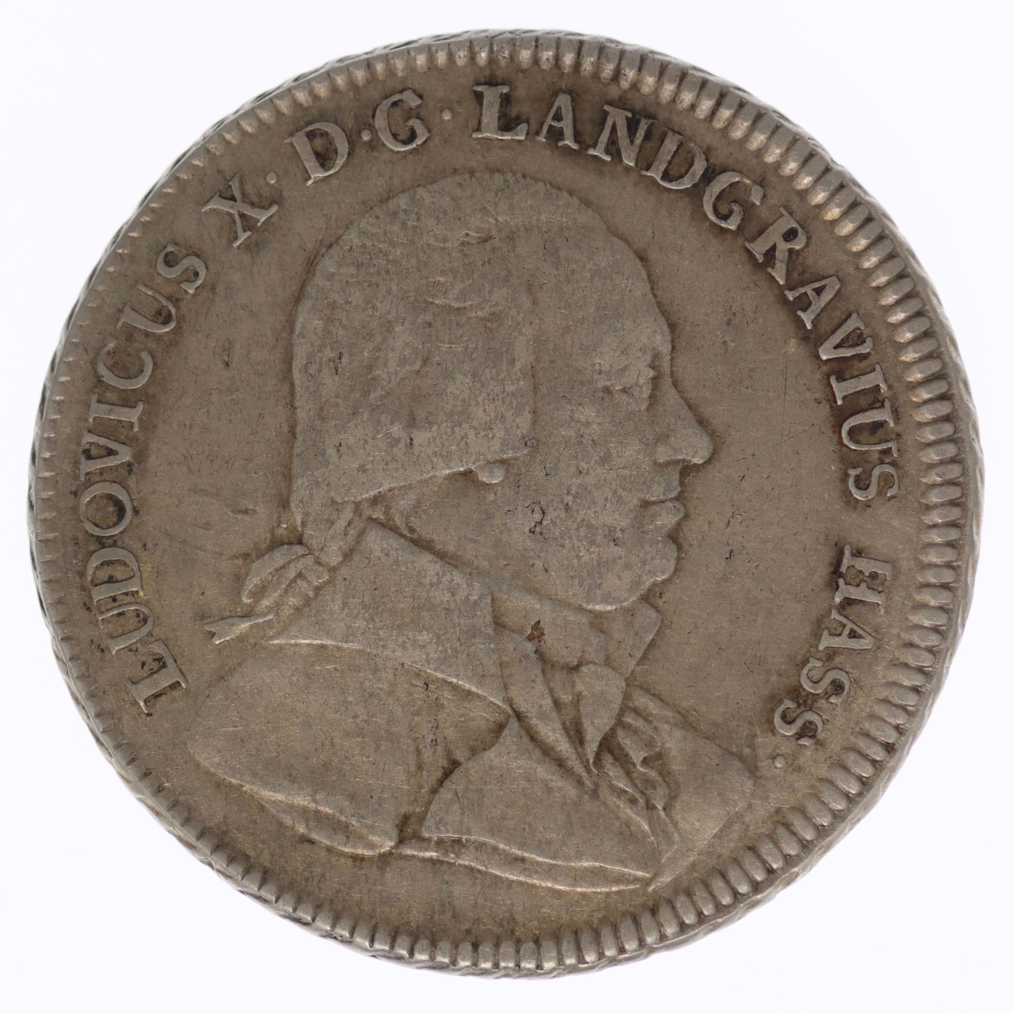 Hessen Darmstadt Ludwig X. 1/2 Taler 1793