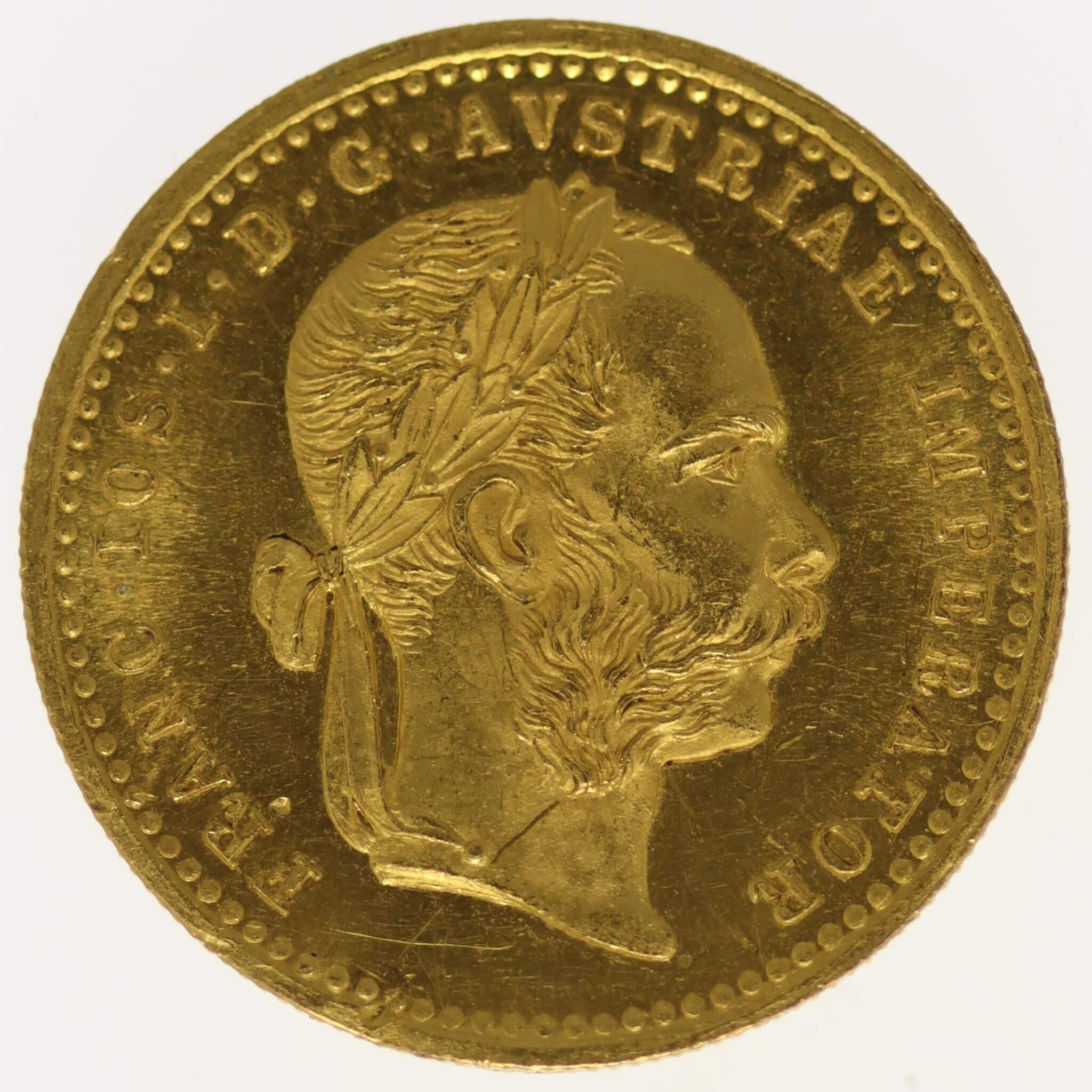 Österreich Kaiserreich Franz Joseph I. Dukat 1882