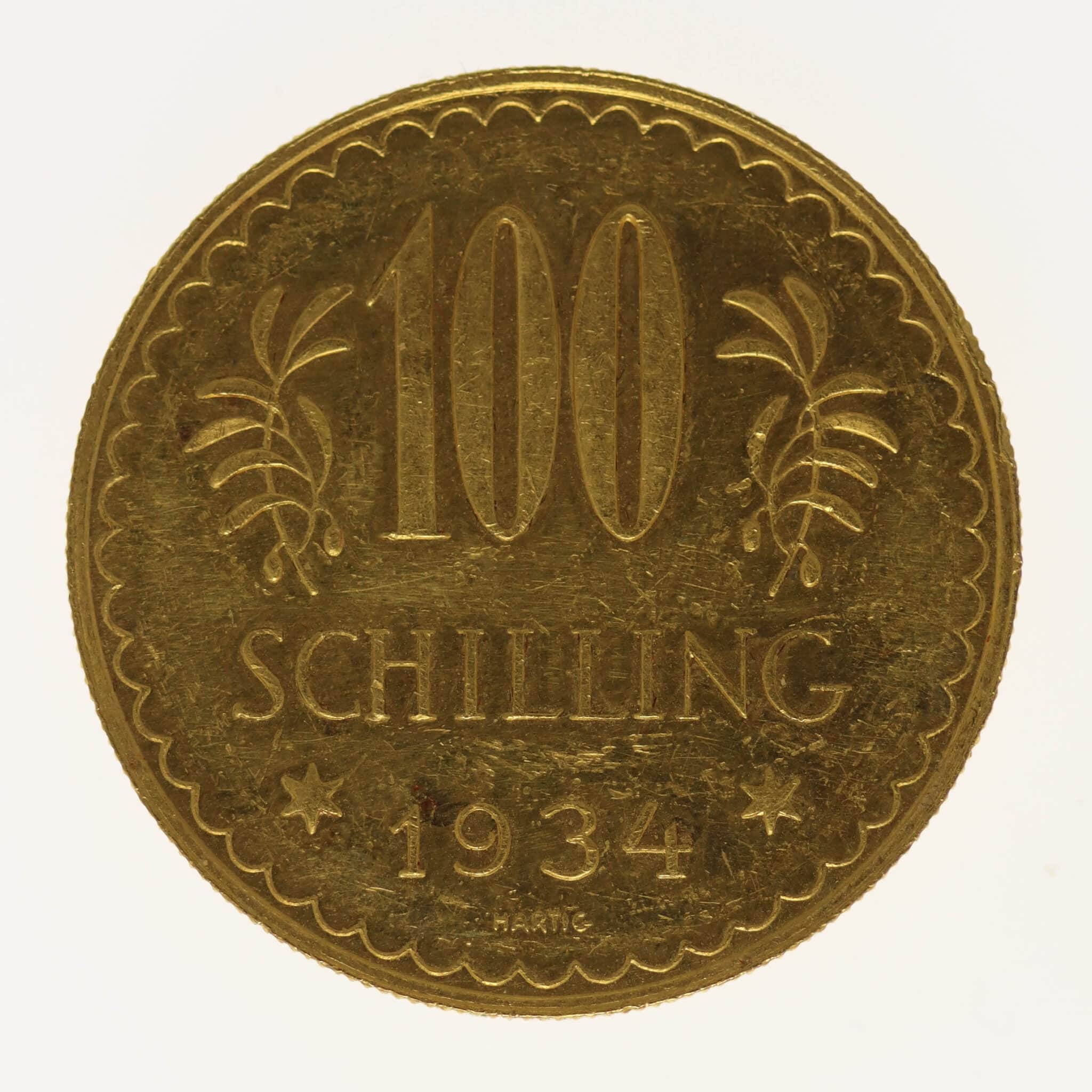 Österreich Republik 100 Schilling 1934