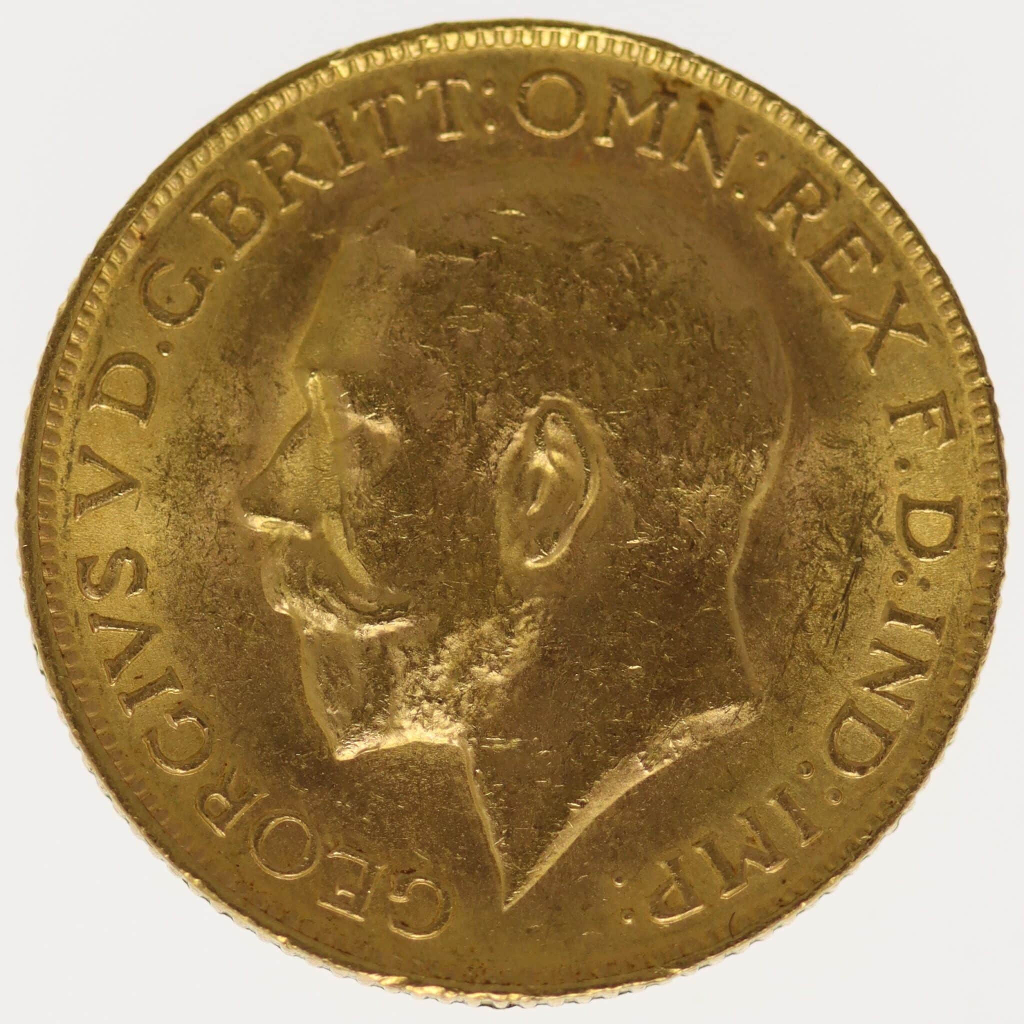 Kanada Georg V. Sovereign 1919 C