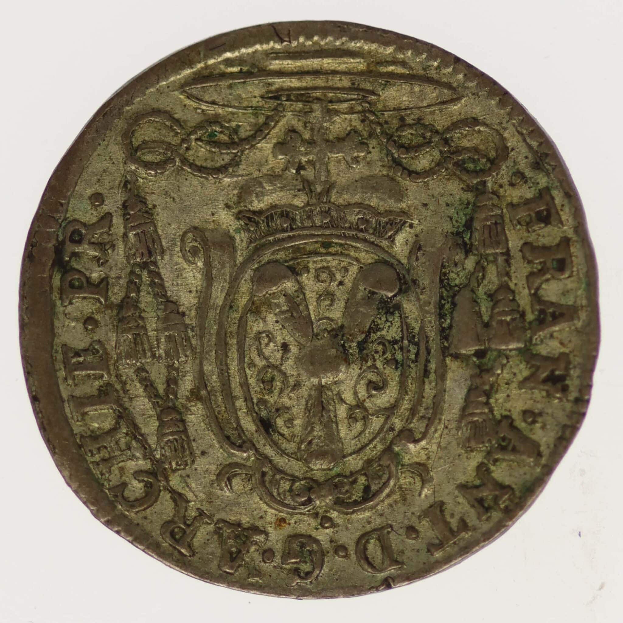 Habsburg Salzburg Erzbischof Franz Anton von Harrach 2 Kreuzer 1714