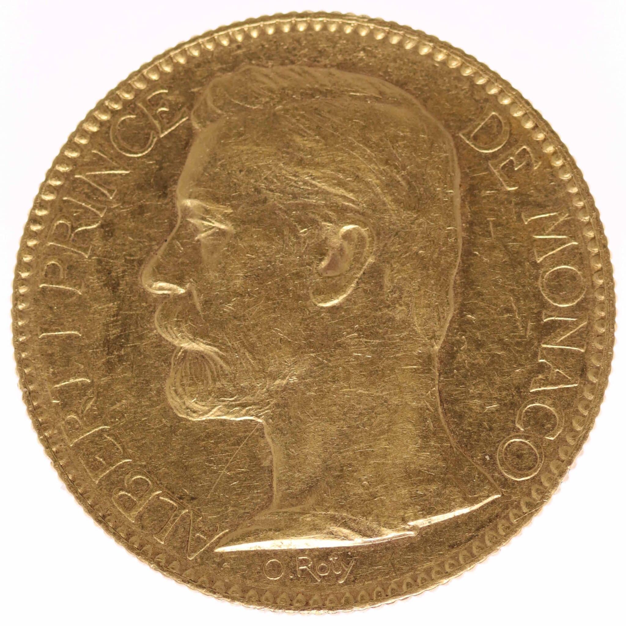 Monaco Albert I. 100 Francs 1901