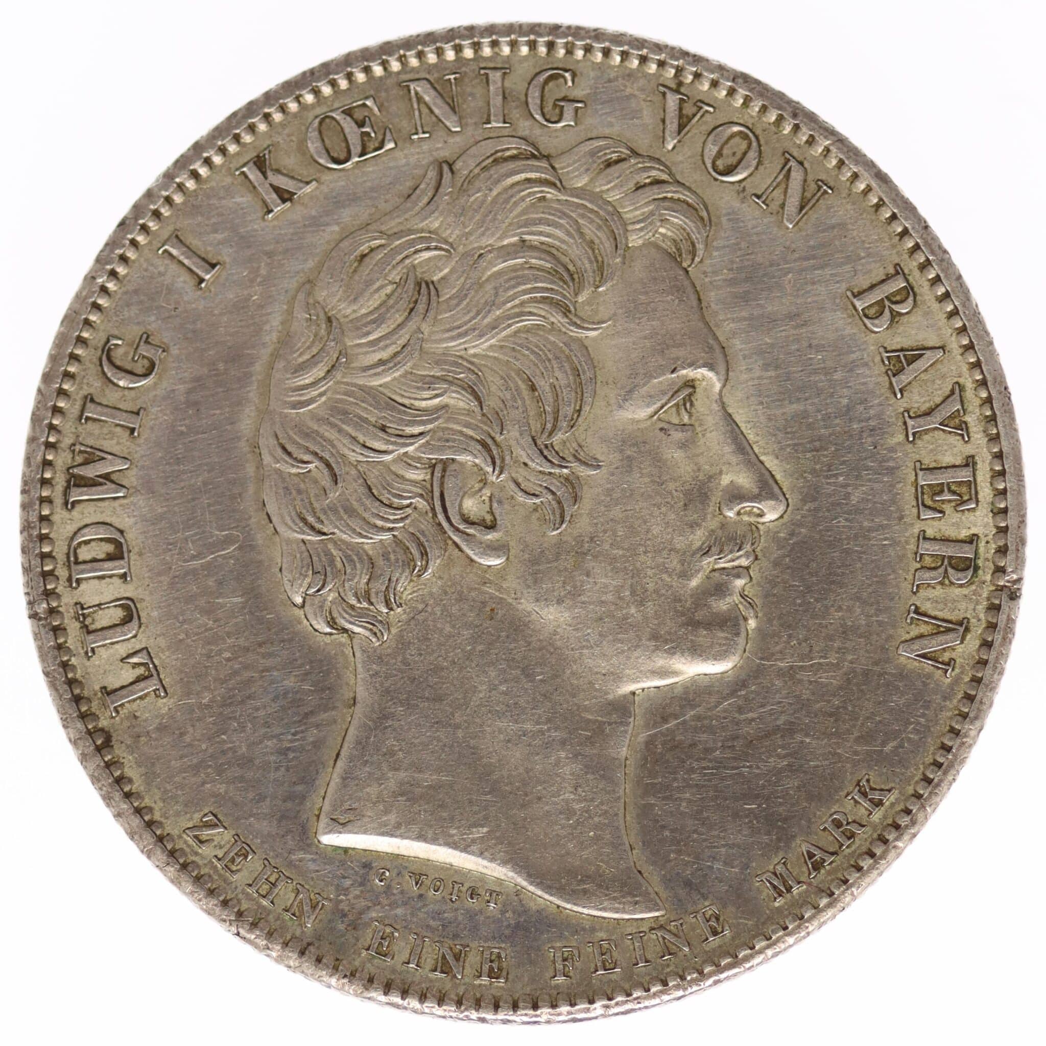 Bayern Ludwig I. Geschichtstaler 1828