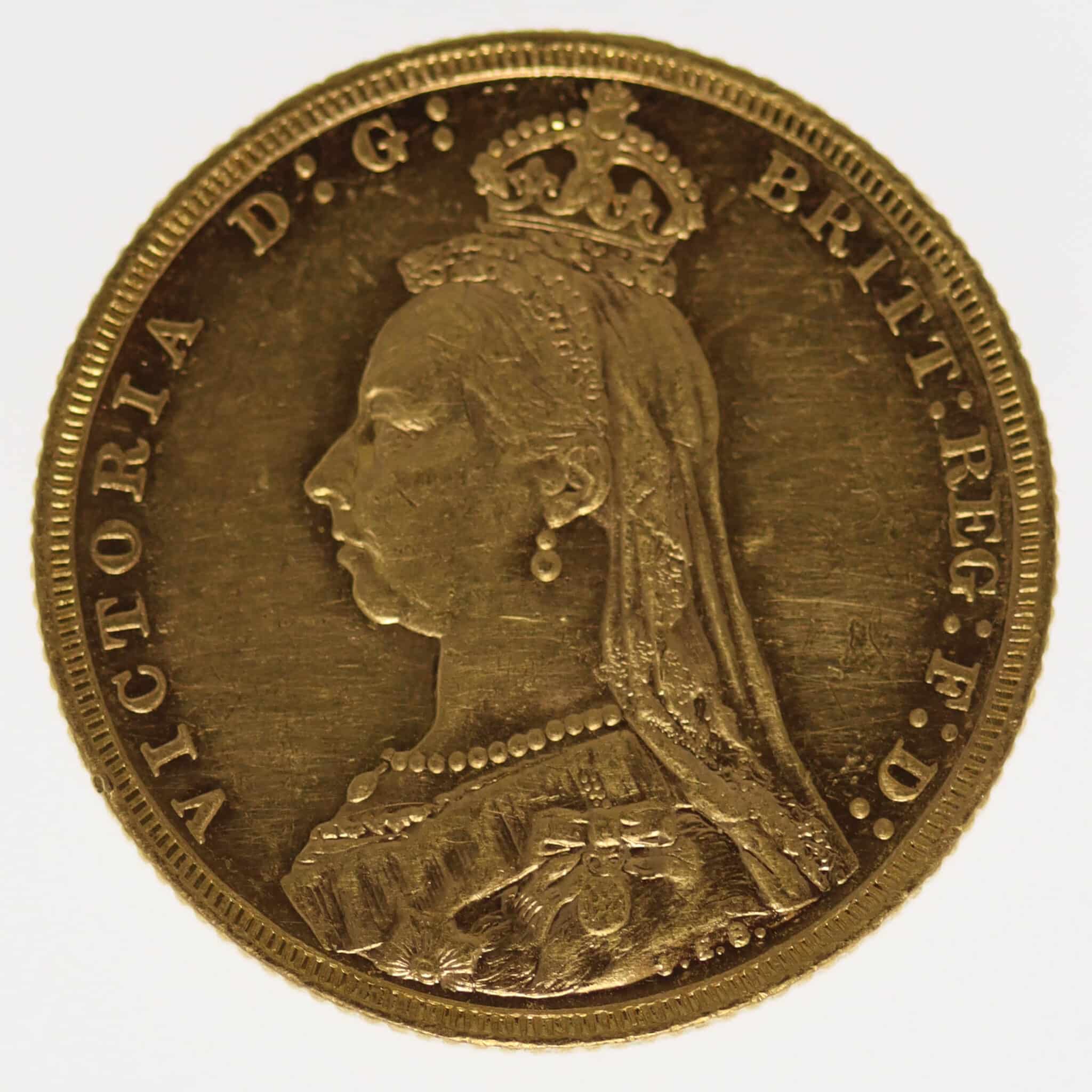 Australien Victoria Sovereign 1889 M