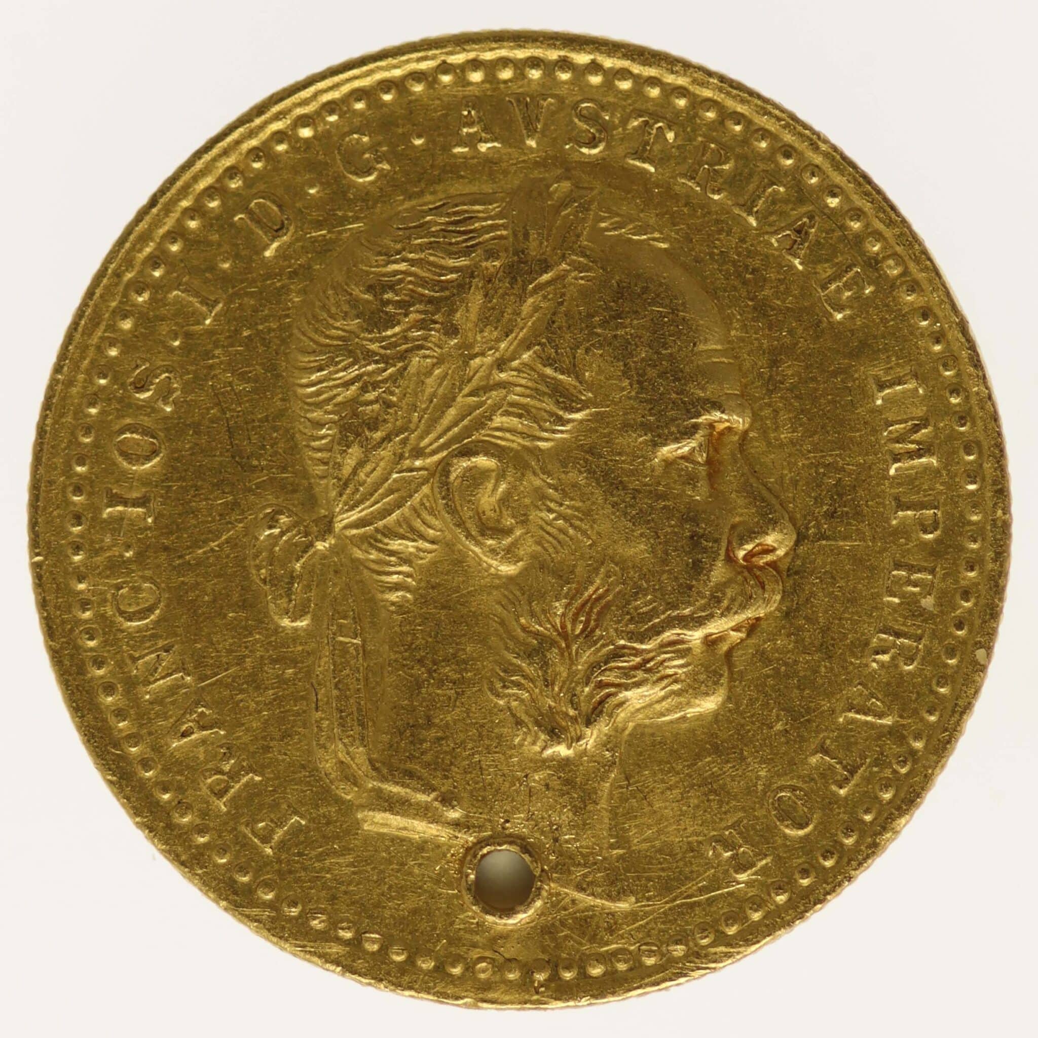 Österreich Kaiserreich Franz Joseph I. Dukat 1872