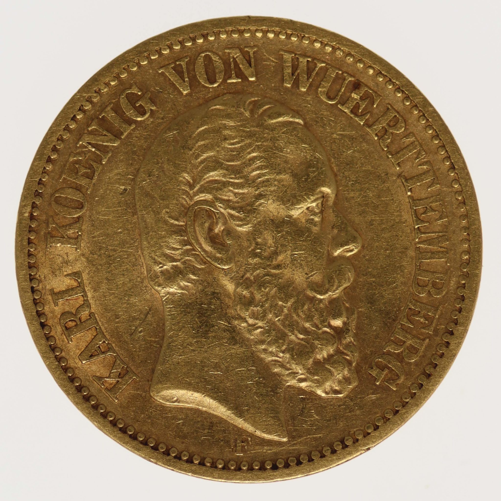 Württemberg Karl 20 Mark 1873