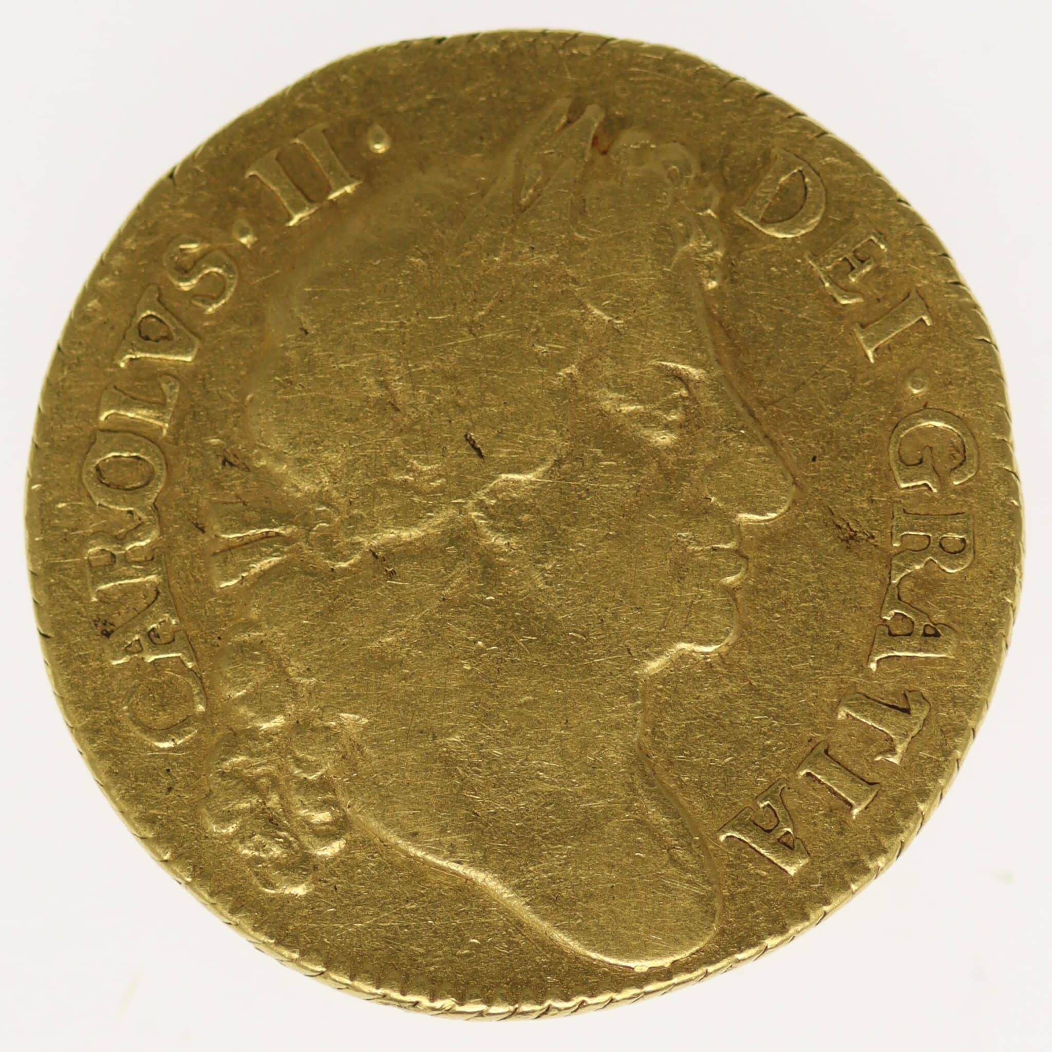 Großbritannien Charles II. Guinea 1678
