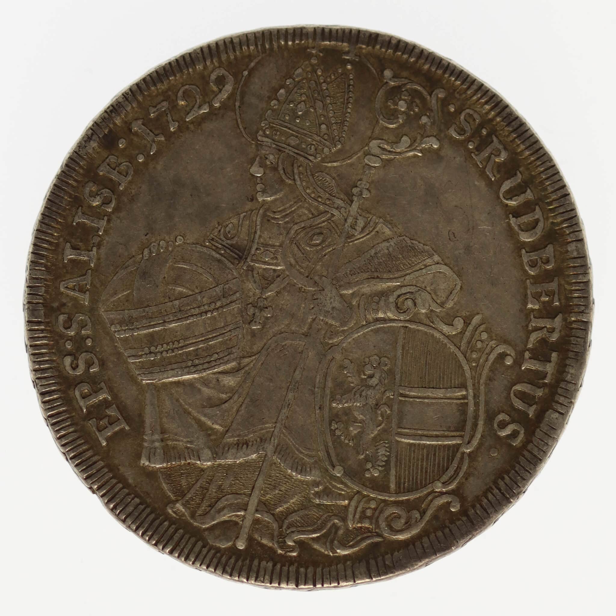RDR Salzburg Leopold Anton Eleutherius Freiherr von Firmian Taler 1729