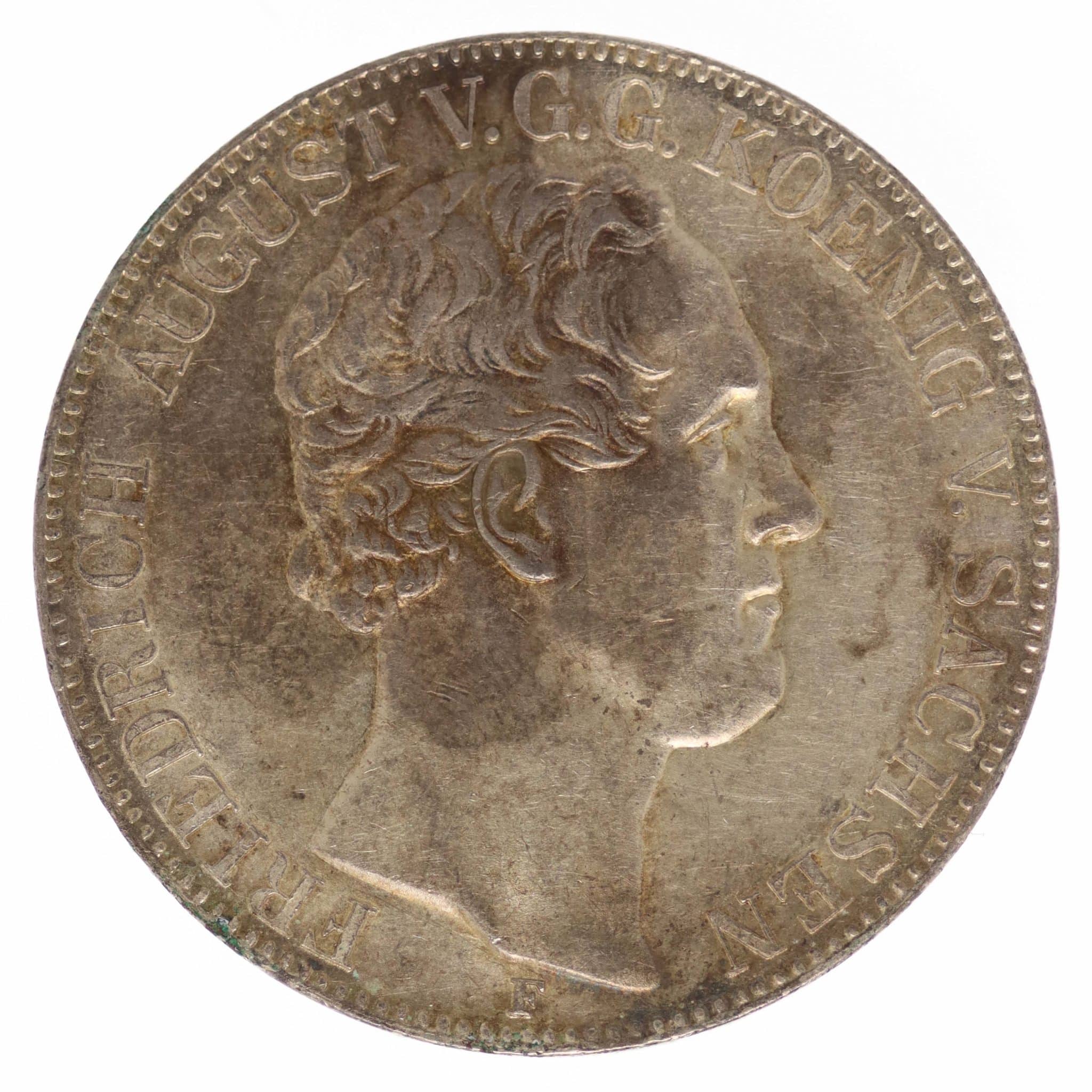 Sachsen Friedrich August II. Doppeltaler 1854