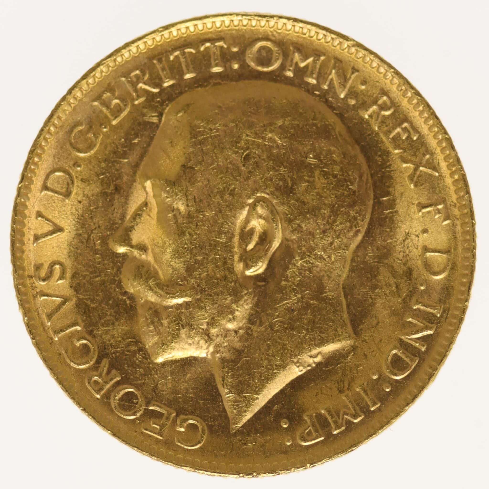 Australien Georg V. Sovereign 1922 P