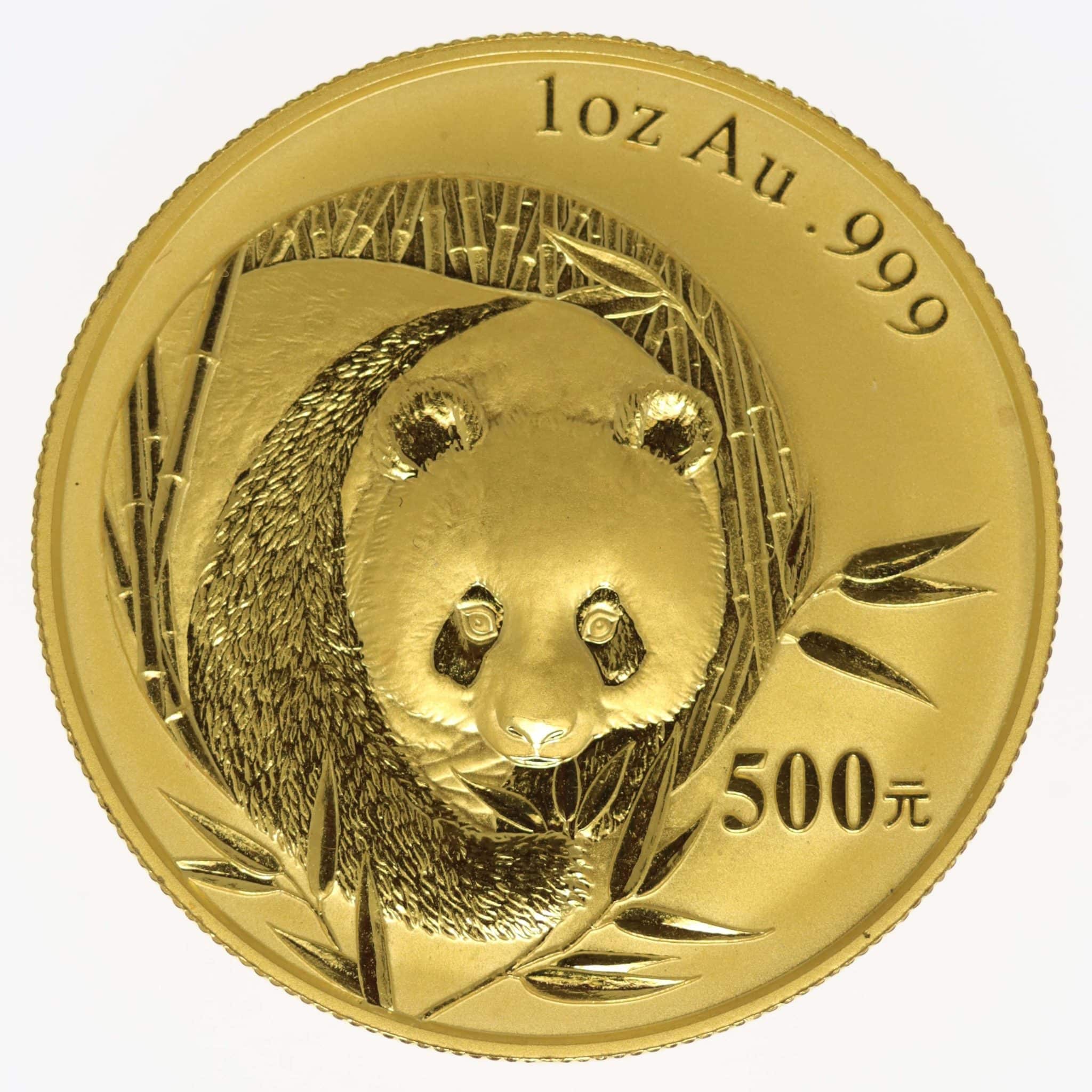 China Panda 1 Unze 2003