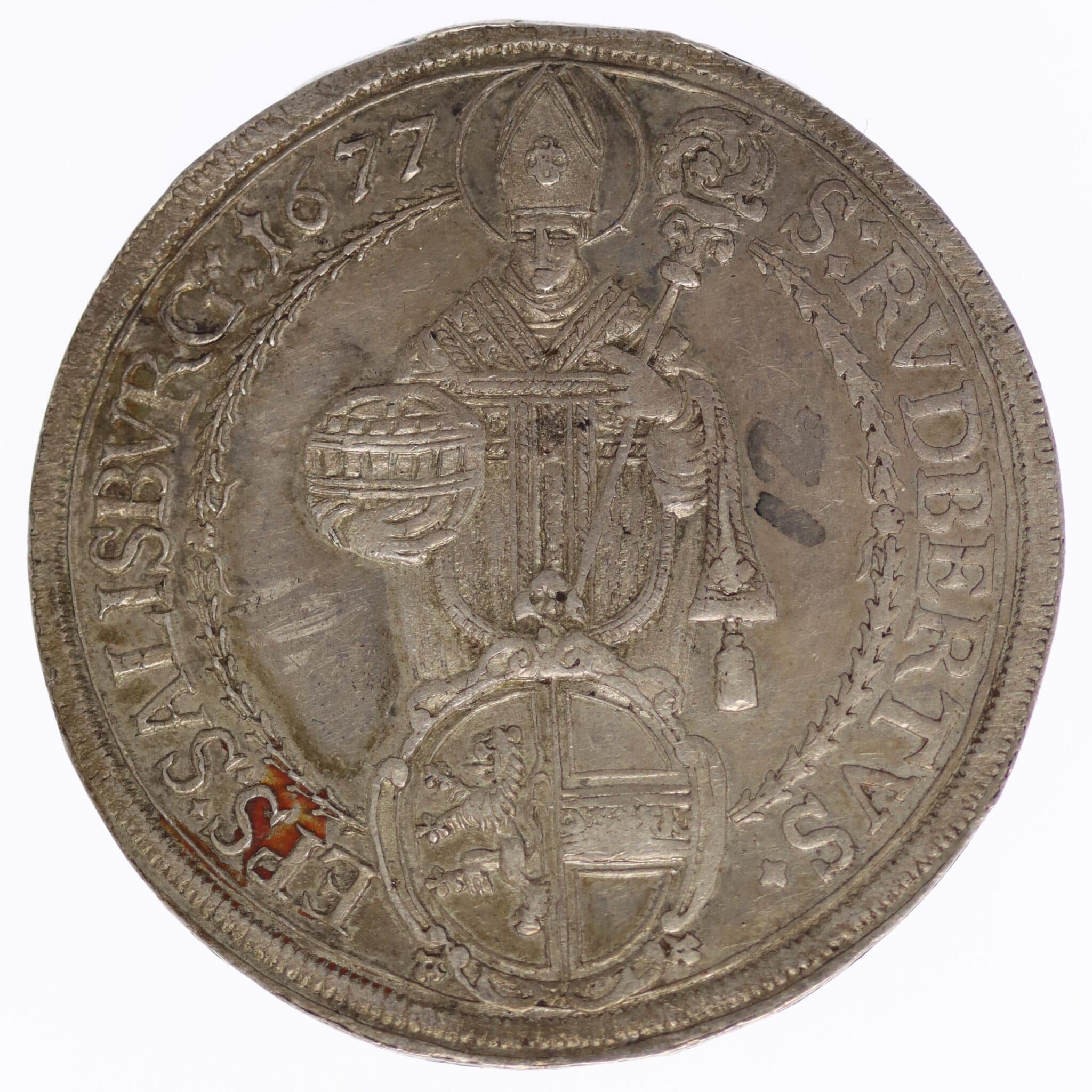 Österreich Salzburg Maximilian Gandolf von Küenburg Taler 1677