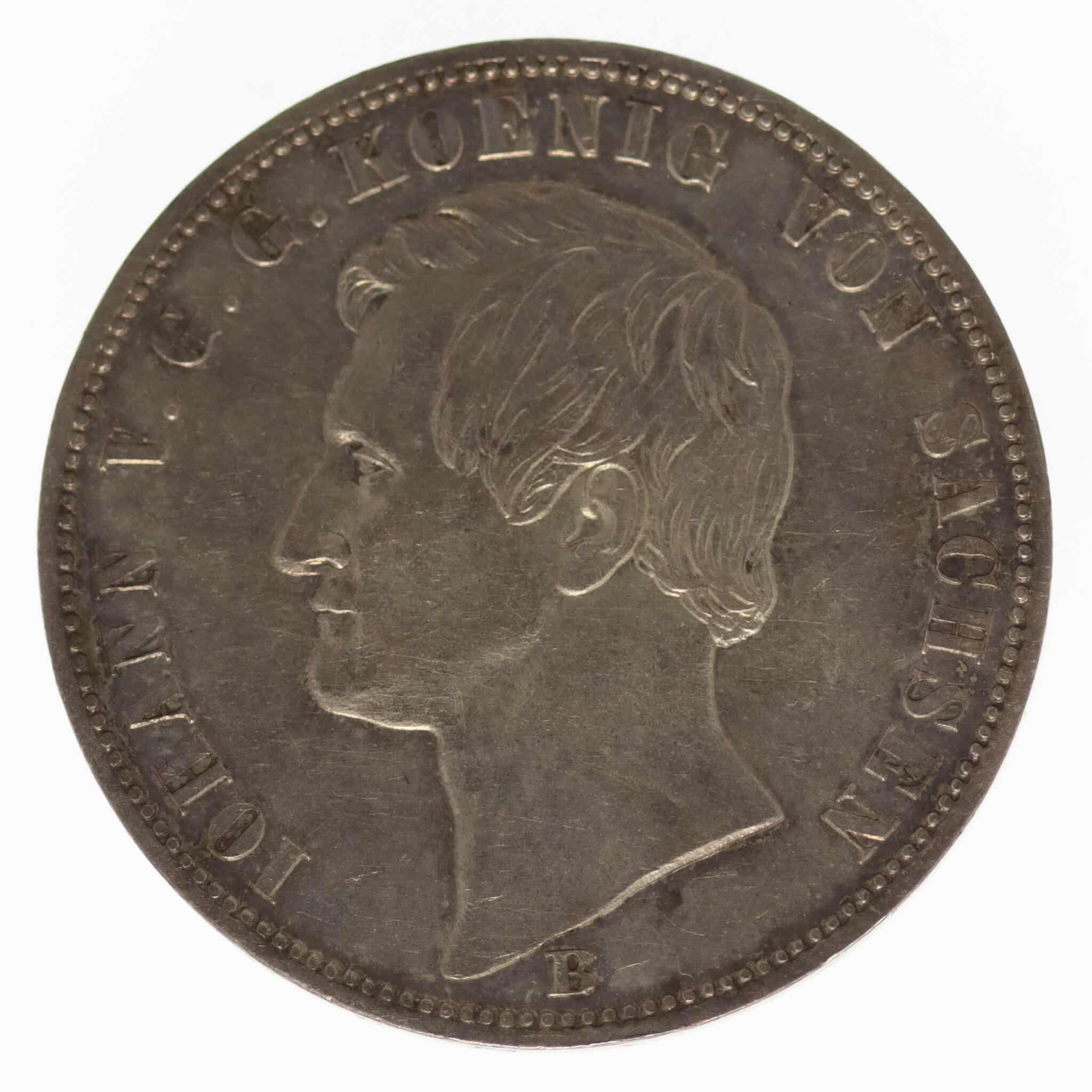 Sachsen Johann Vereinstaler 1871