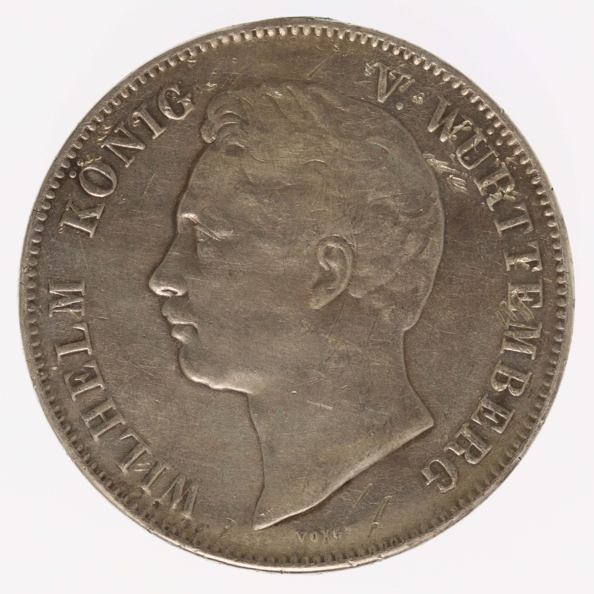 Württemberg Wilhelm I. Doppeltaler 1846