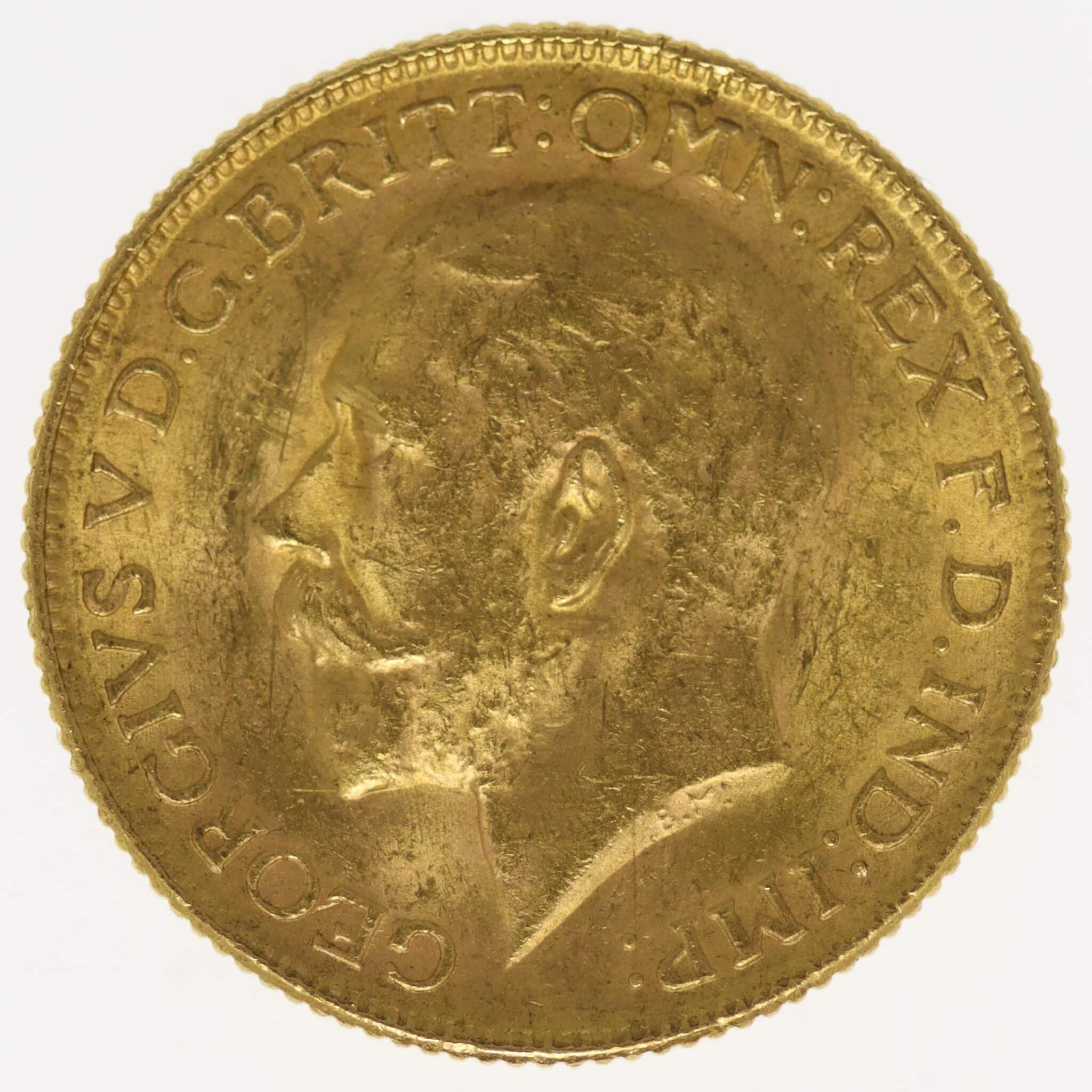 Indien Georg V. Sovereign 1918 I