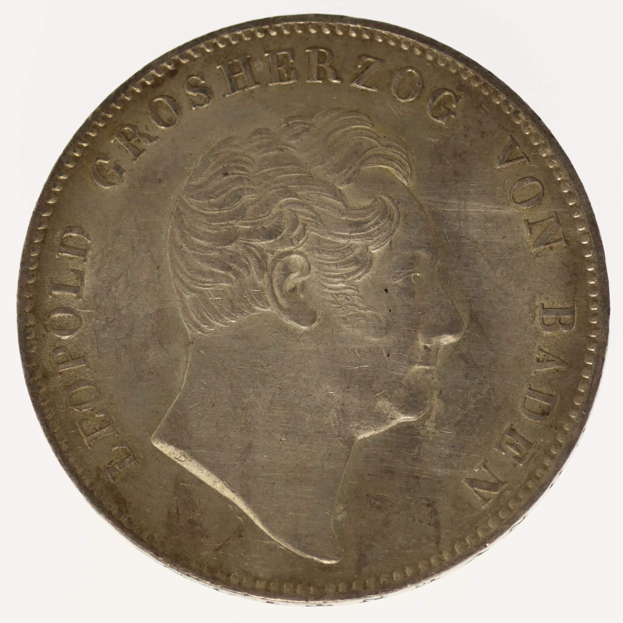 Baden Karl Leopold Friedrich Doppeltaler 1852