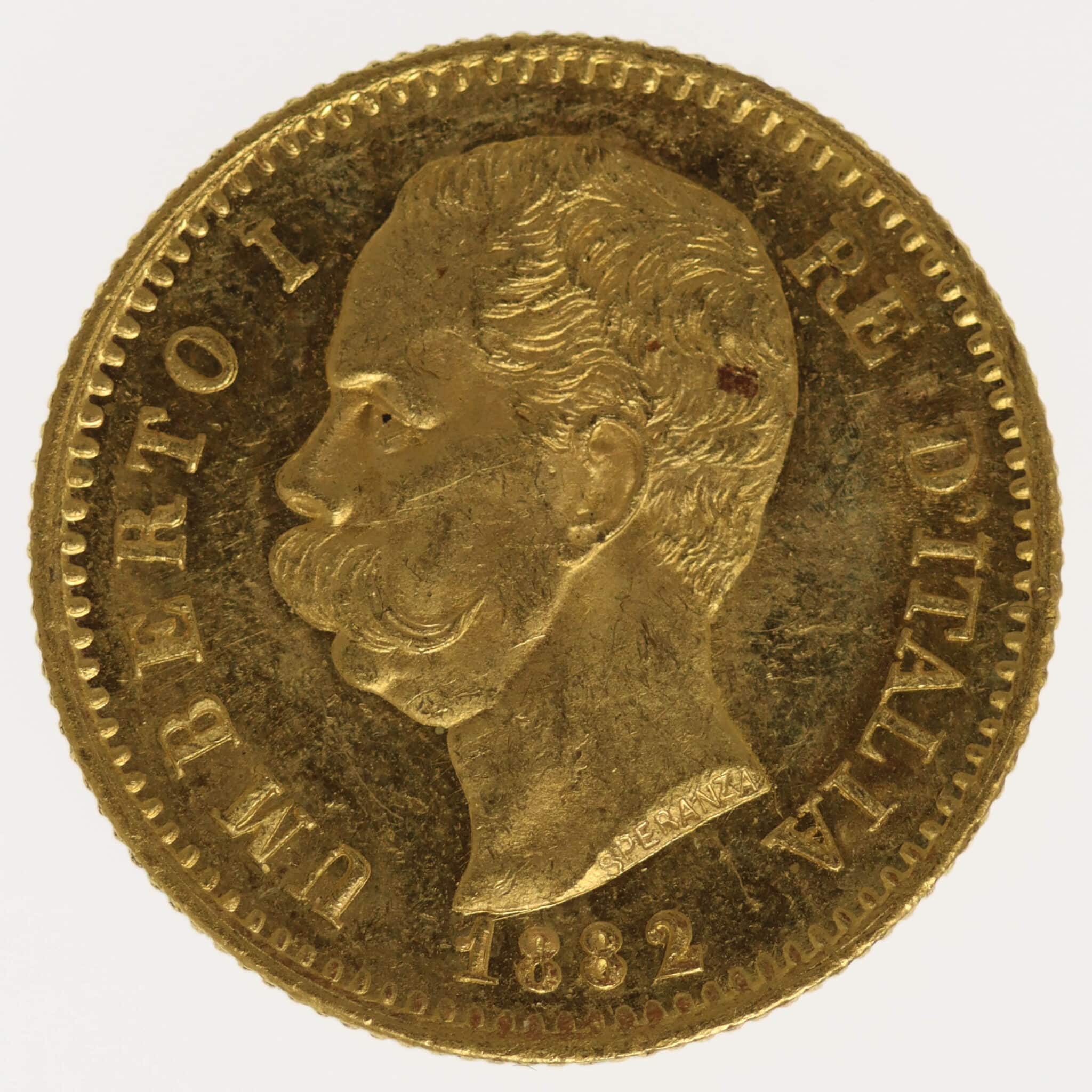 Italien Umberto I. 20 Lire 1882
