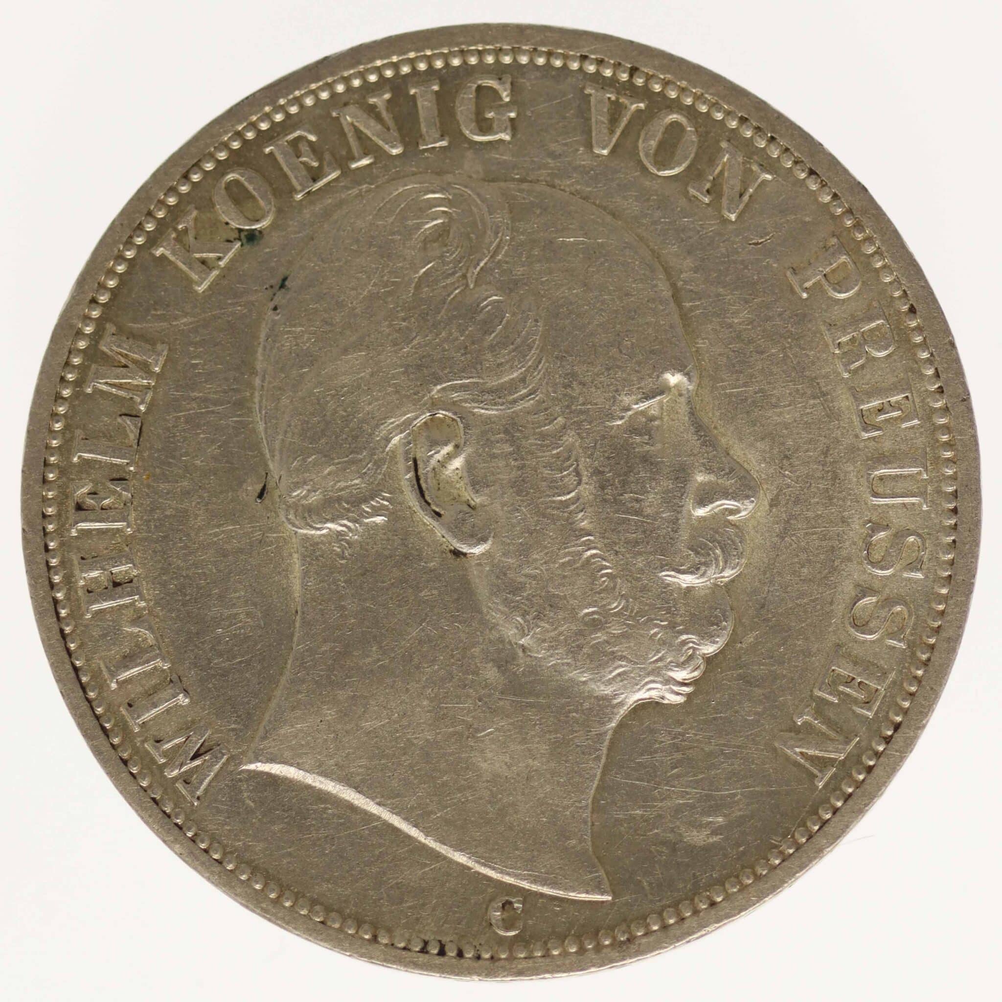 Preussen Wilhelm I. Vereinsdoppeltaler 1867 C