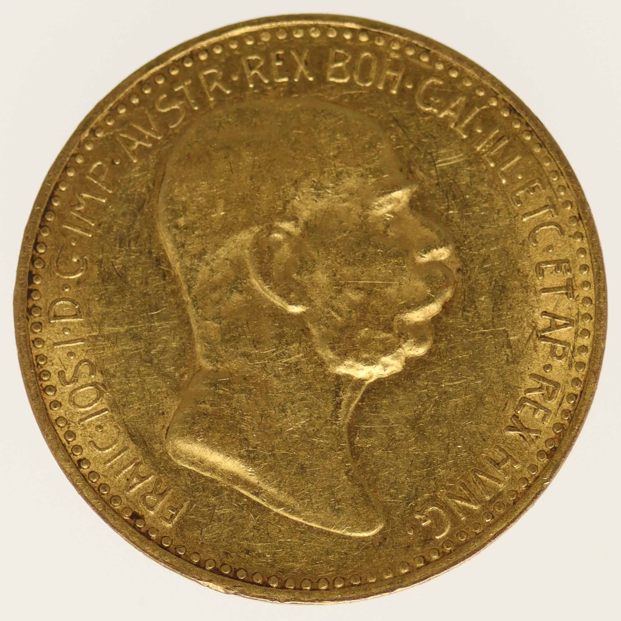 Österreich Kaiserreich Franz Joseph I. 10 Kronen 1908