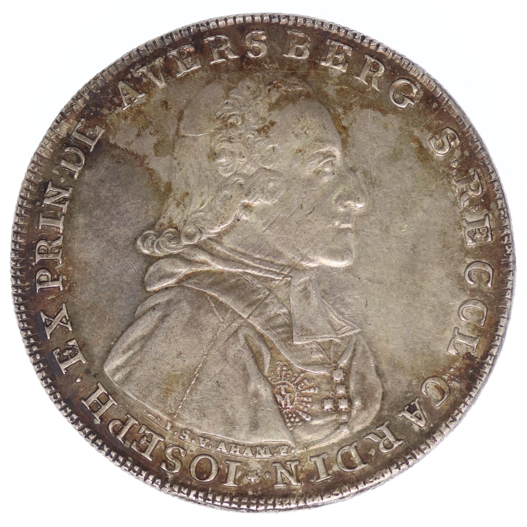 Bayern Passau Joseph Franz Anton Fürst von Auersperg Taler 1792