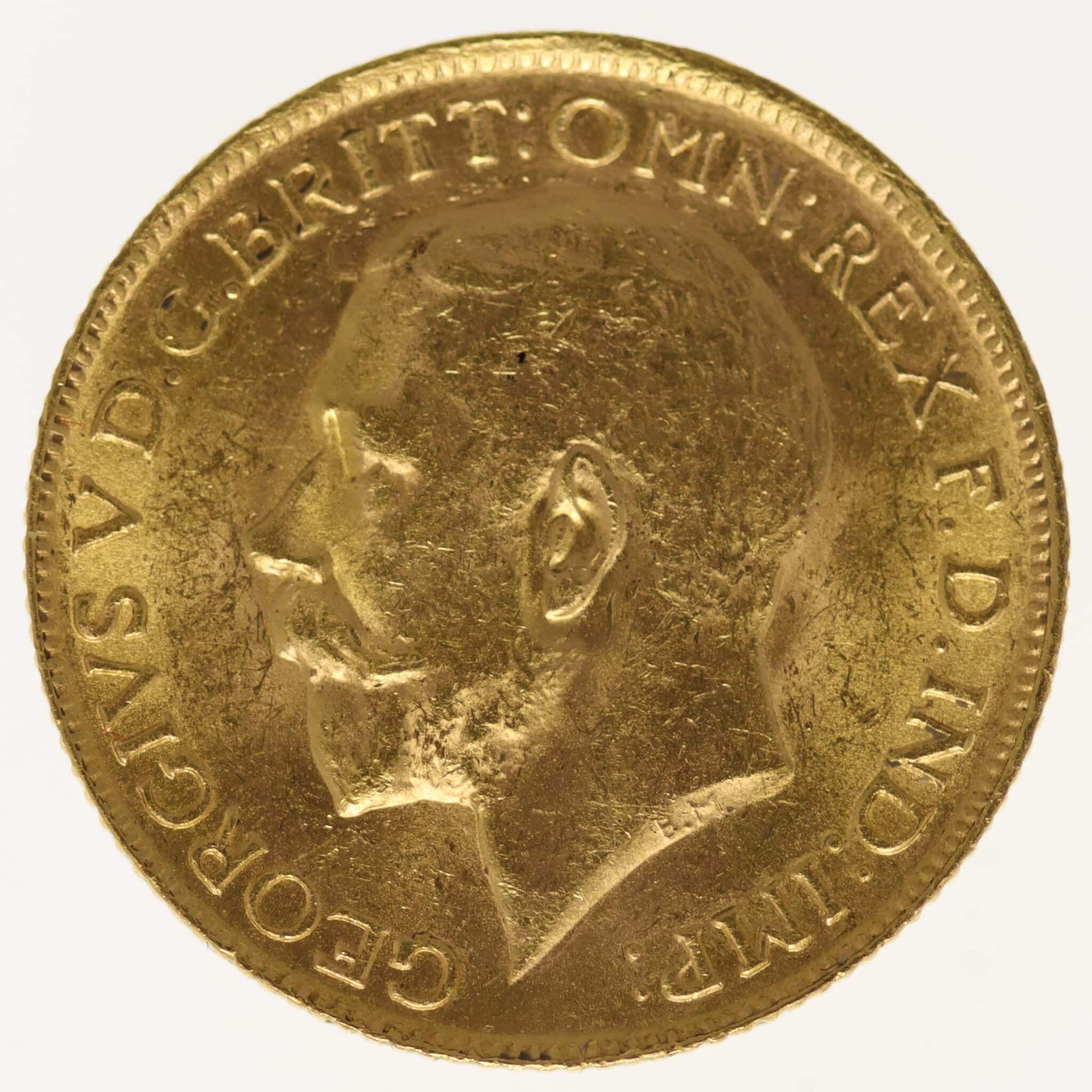 Kanada Georg V. Sovereign 1917 C