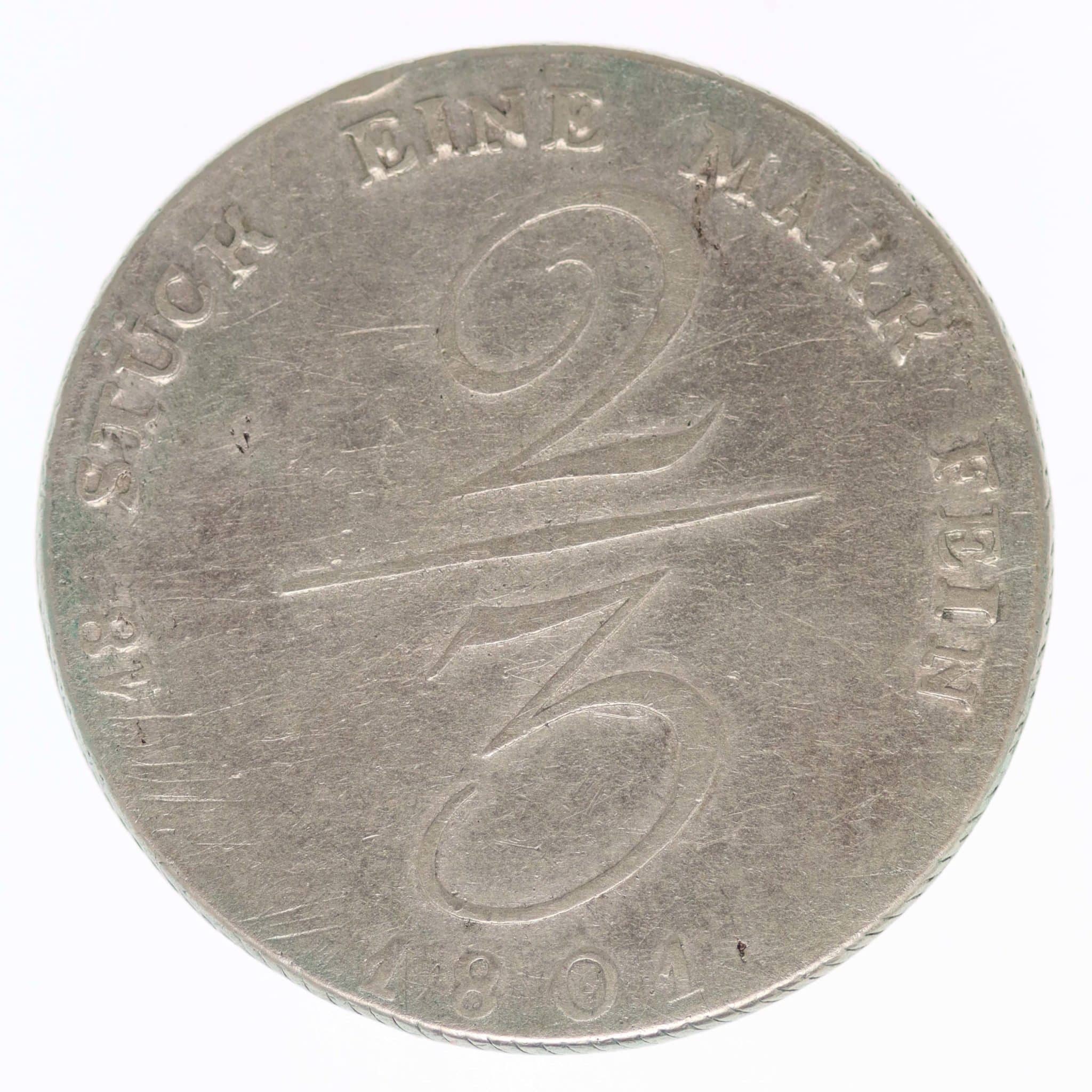 Preussen Friedrich Wilhelm III. 2/3 Taler 1801