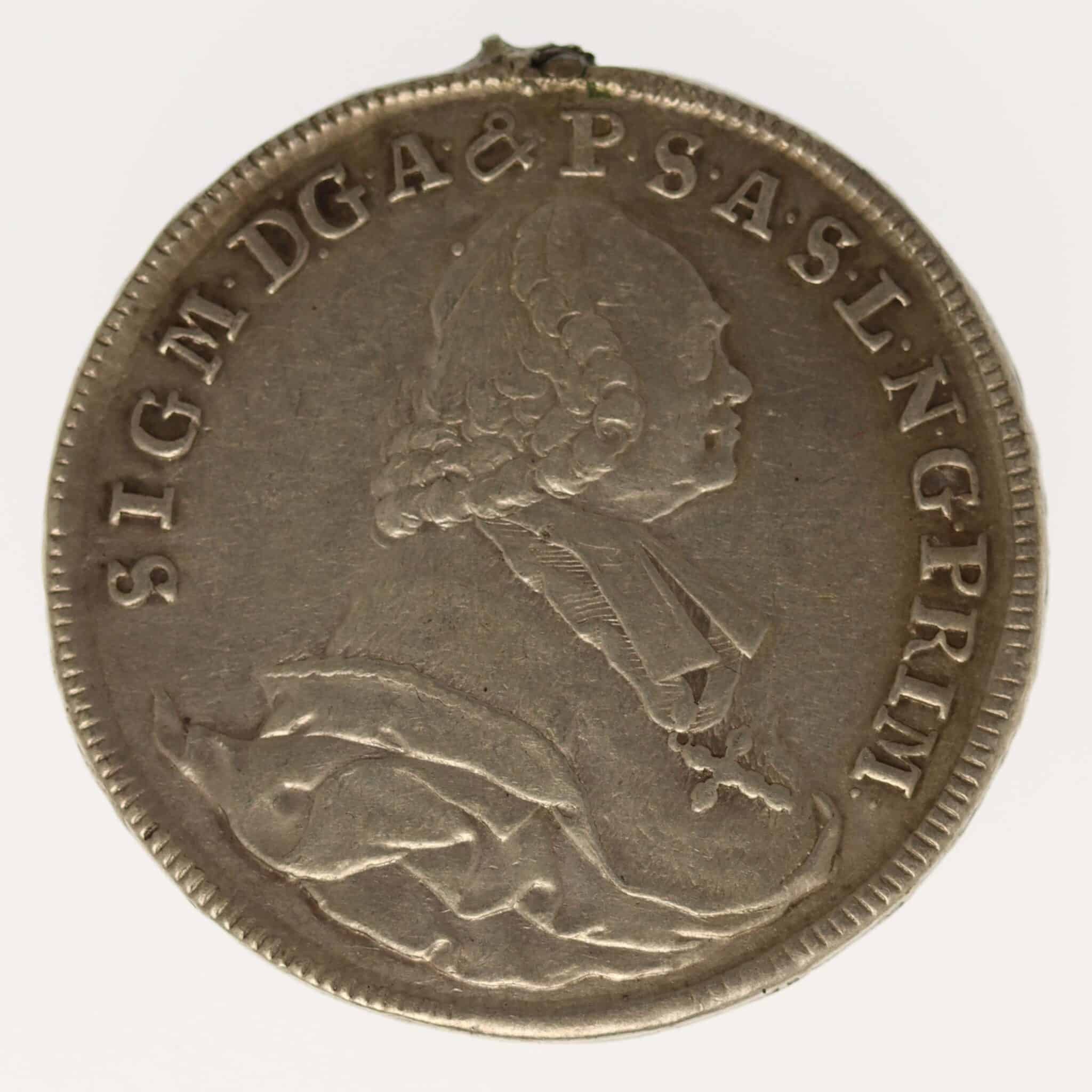 Österreich Salzburg Sigismund III. Graf Schrattenbach Taler 1768