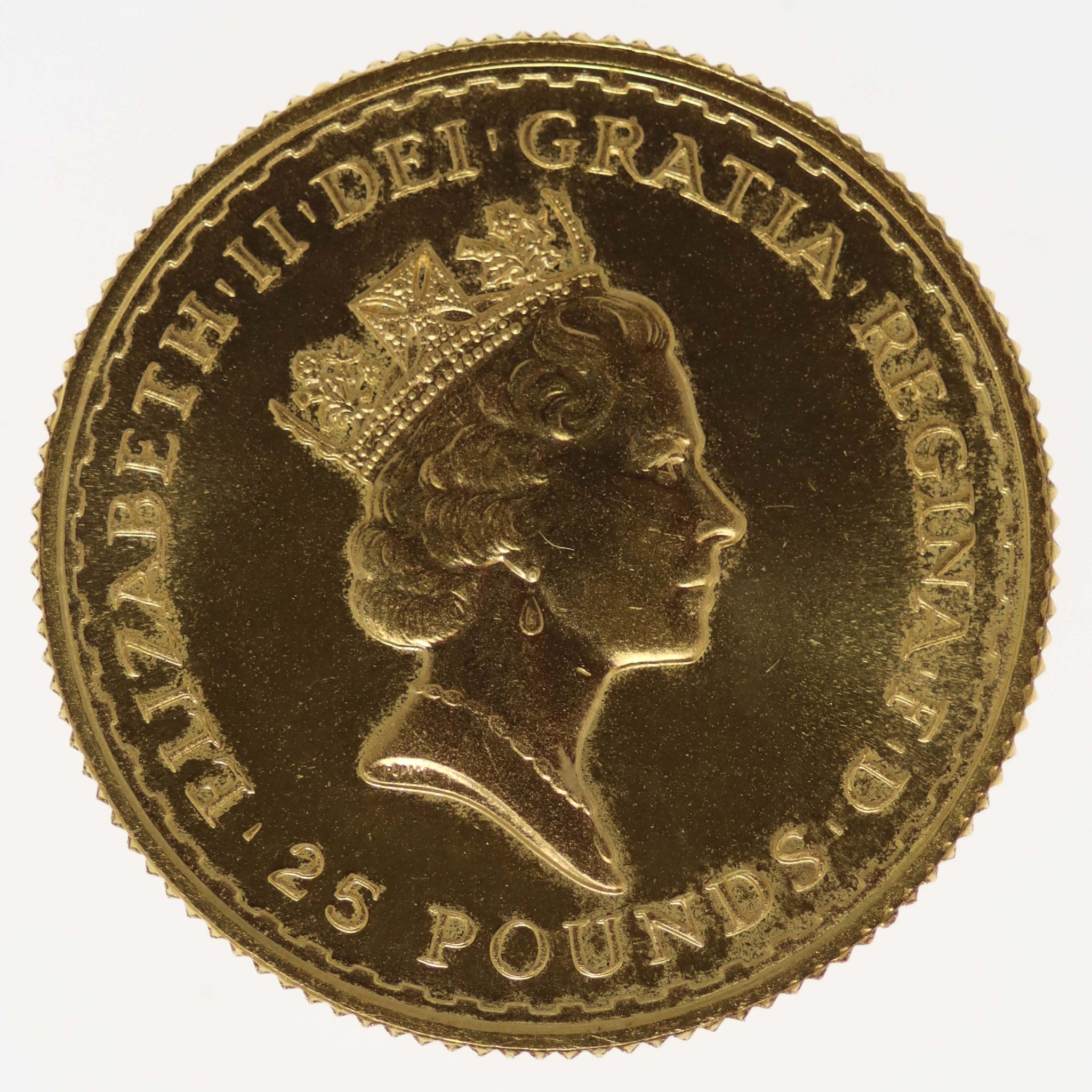 Großbritannien Elisabeth II. 25 Pounds 1987 Britannia