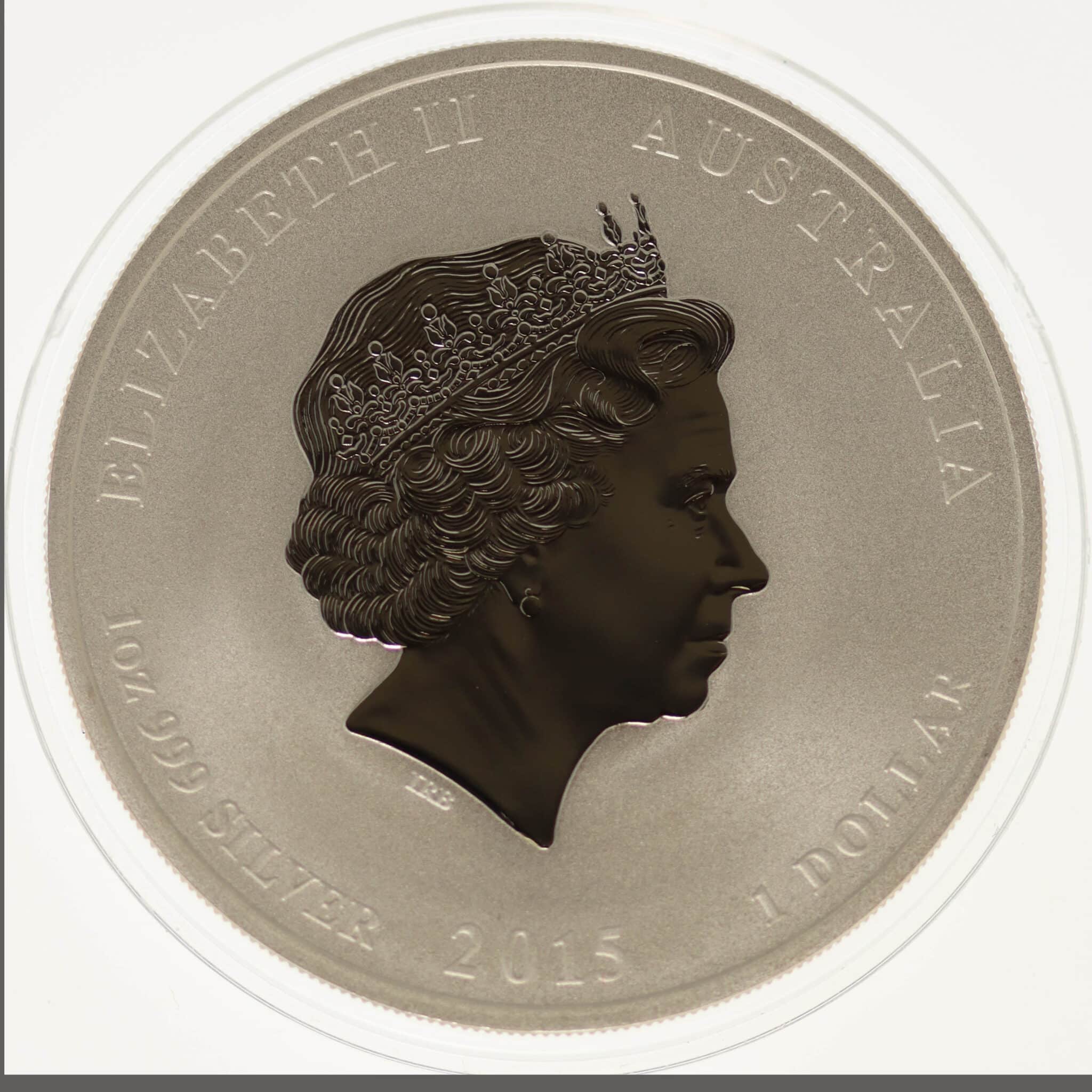 Australien Elisabeth II. 1 Dollar 2015 Lunar II Ziege Privymark Löwe