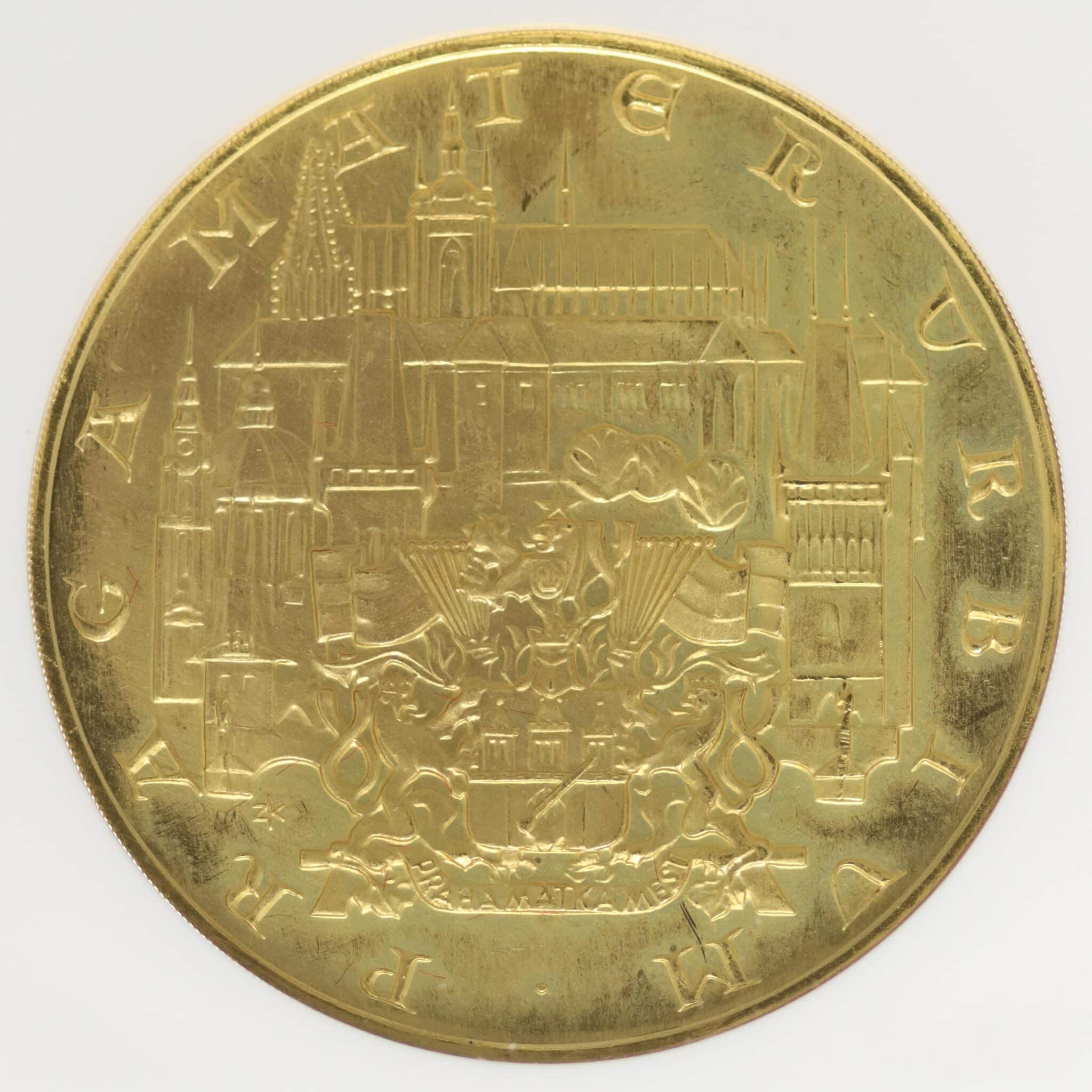 Tschechien 10 Dukaten 1978